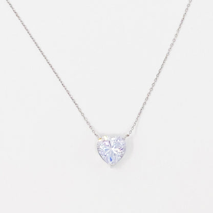 Absolute Beauty Sterling Silver Heart Necklace