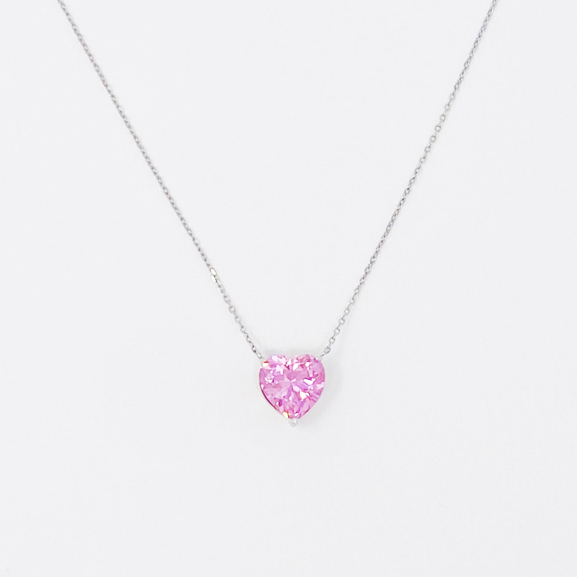 Absolute Beauty Sterling Silver Heart Necklace