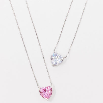 Absolute Beauty Sterling Silver Heart Necklace